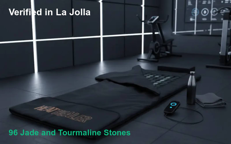 HeatHealer-Sauna-Blanket in La Jolla - 96 Jade and Tourmaline Stones