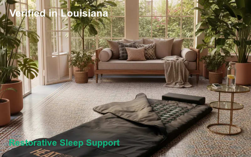 HeatHealer-Sauna-Blanket in Louisiana - Restorative Sleep Support