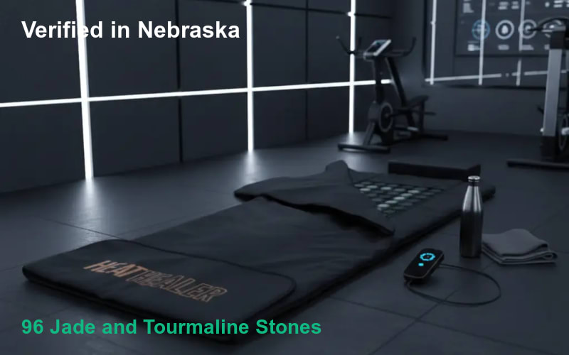 HeatHealer-Sauna-Blanket in Nebraska - 96 Jade and Tourmaline Stones