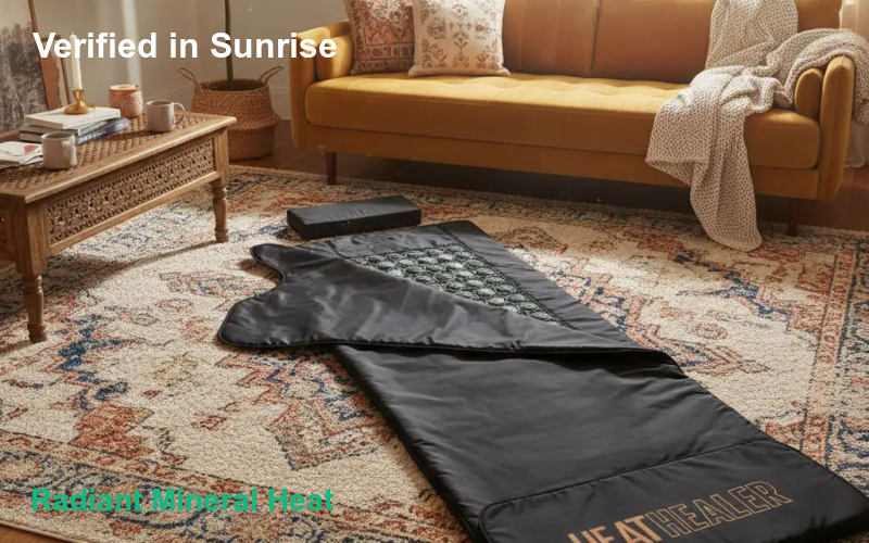 HeatHealer-Sauna-Blanket in Sunrise - Radiant Mineral Heat