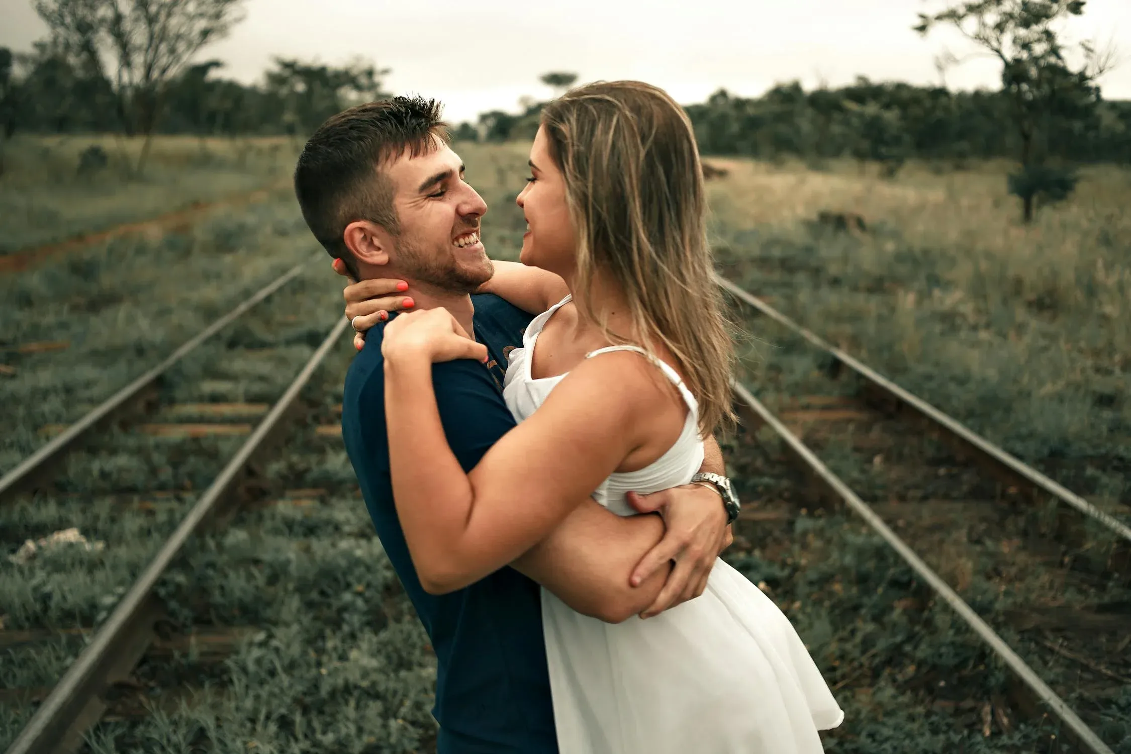 couple hugging