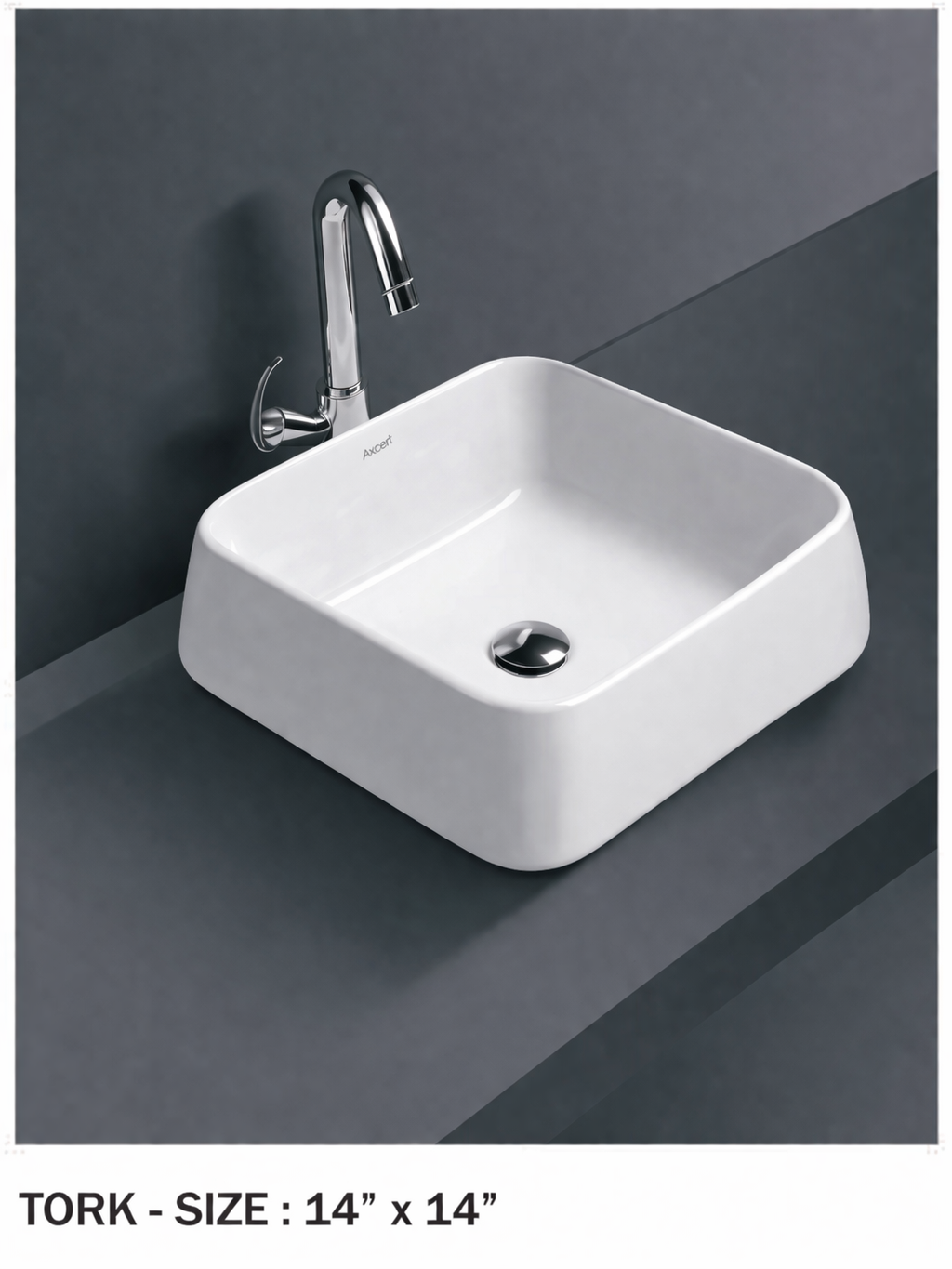 Table Top Basin - Luxury Counter Top Ceramic Basins Axpert Cera - Product 5