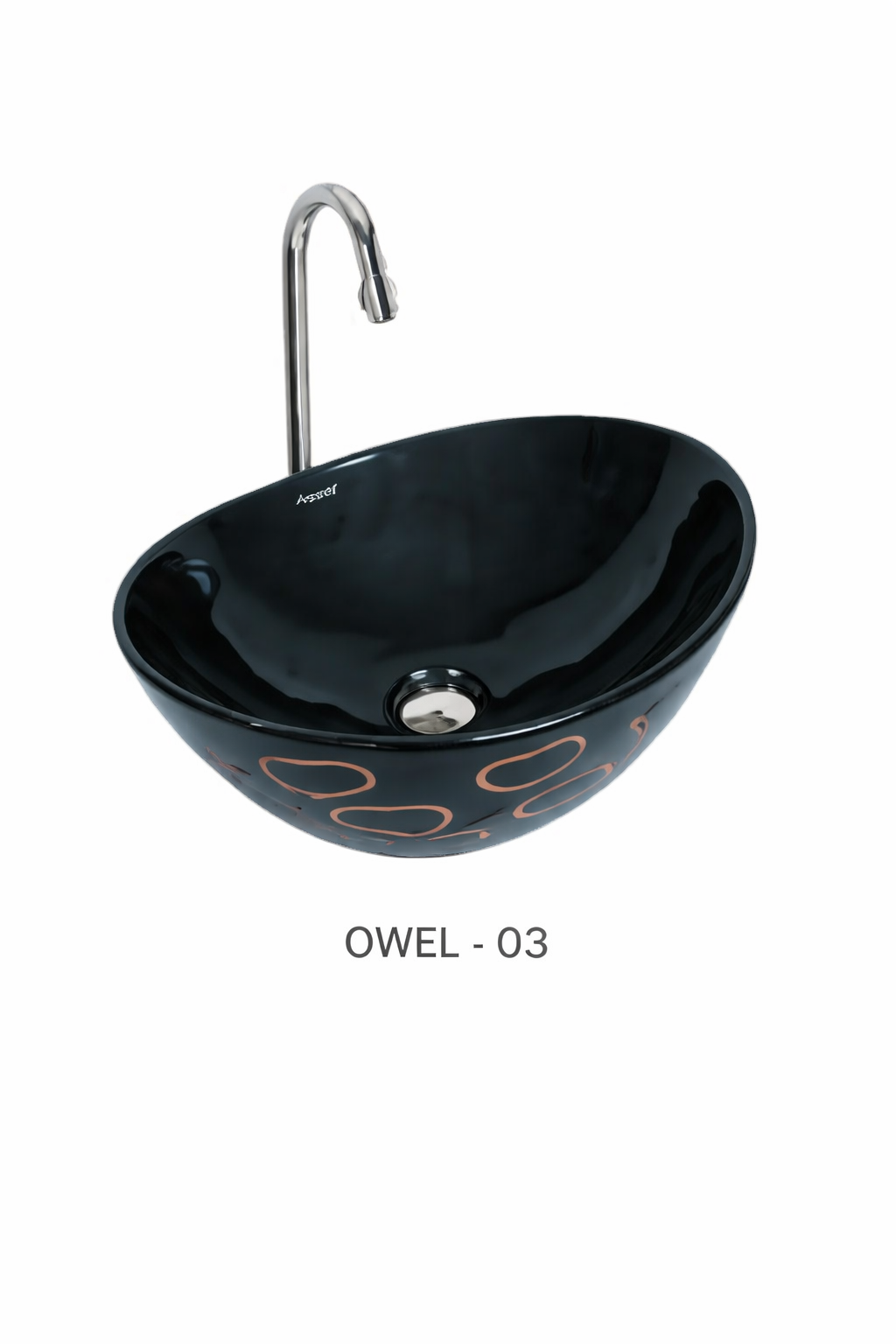 Designer Table Top Wash Basin - Luxury Marble Texture Ceramic Basin - Product 8