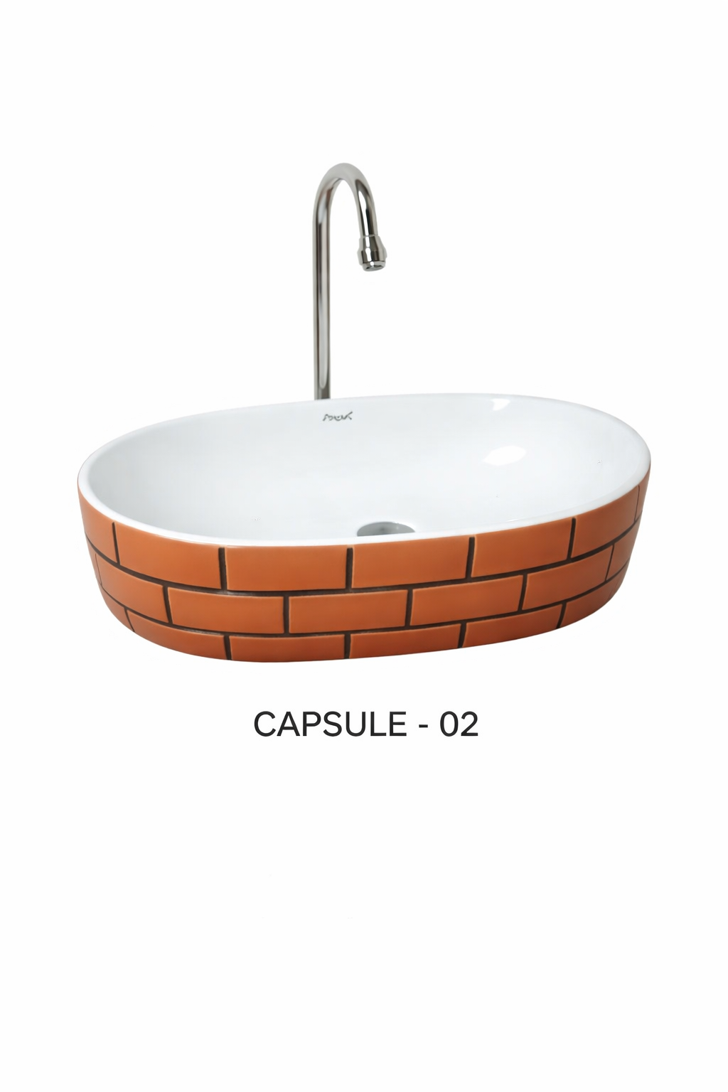 Designer Table Top Wash Basin - Luxury Marble Texture Ceramic Basin - Product 13