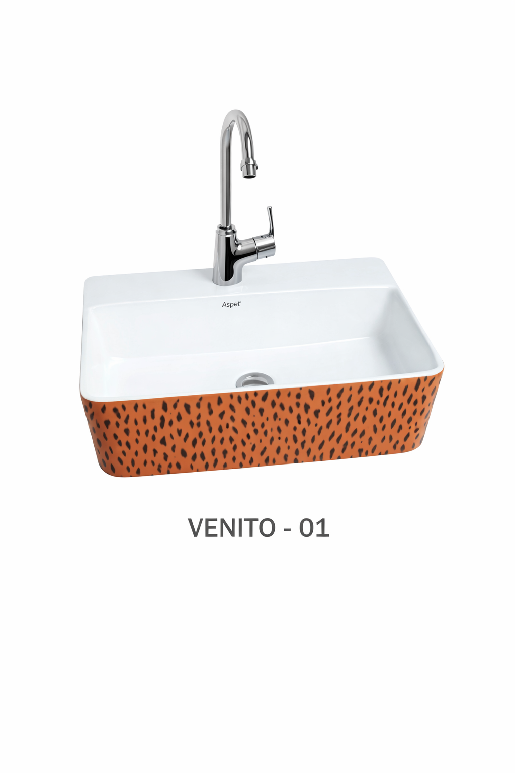 Designer Table Top Wash Basin - Luxury Marble Texture Ceramic Basin - Product 14