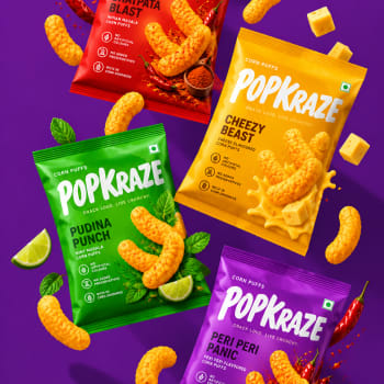 Popkraze Corn Puffs Floating Snack Collection