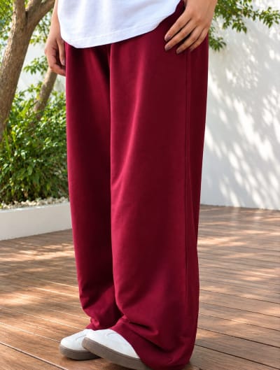 Pockman Women Oversized Tshirt & Jogger Cotton Terry Co-Ord Set