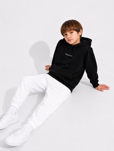 Pockman Boys Premium 350 GSM Cotton Fleece Winter Hoodie