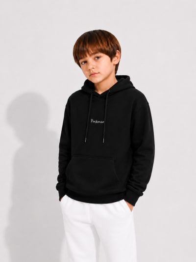 Pockman Boys Premium 350 GSM Cotton Fleece Winter Hoodie