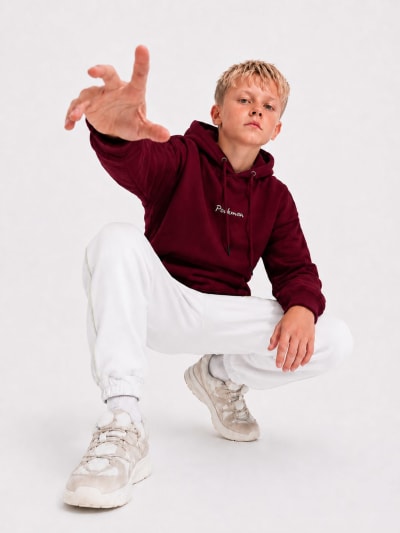 Pockman Boys Premium 350 GSM Cotton Fleece Winter Hoodie