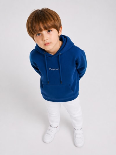 Pockman Boys Premium 350 GSM Cotton Fleece Winter Hoodie