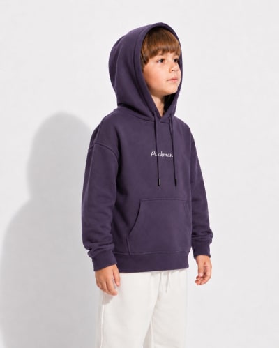 Pockman Boys Premium 350 GSM Cotton Fleece Winter Hoodie