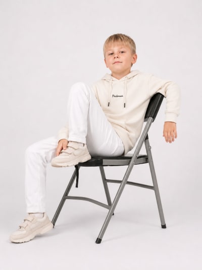 Pockman Boys Premium 350 GSM Cotton Fleece Winter Hoodie