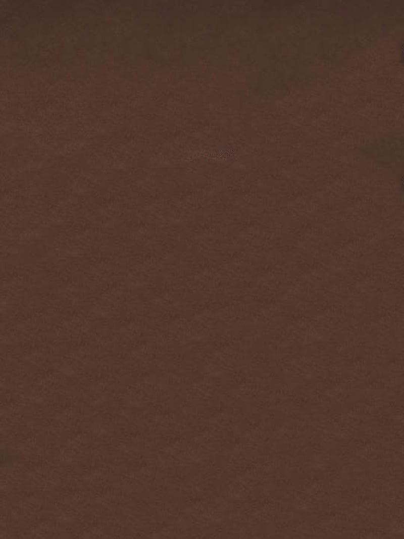 PockMAN Oversized Solid Cotton Terry Classic Dark Brown Tshirt - Image 5