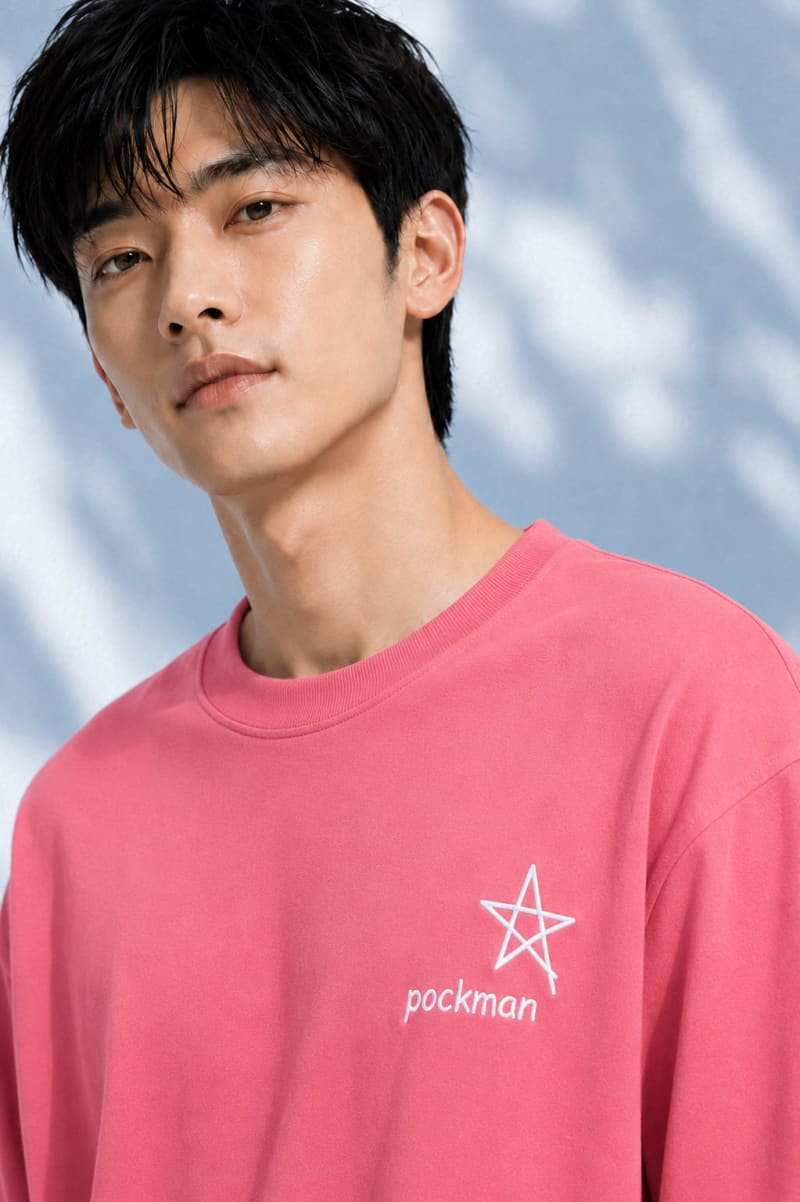 Pockman Men Oversized Cotton Sucess Glow 'n' Dark Printed Coral Tshirt - Image 4