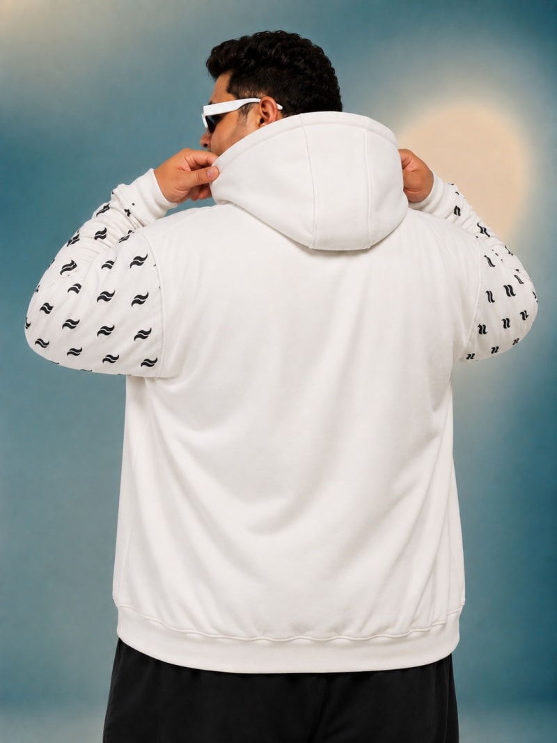 Pockman Men Premium Fleece & Signature Detail Hoodie - Image 6