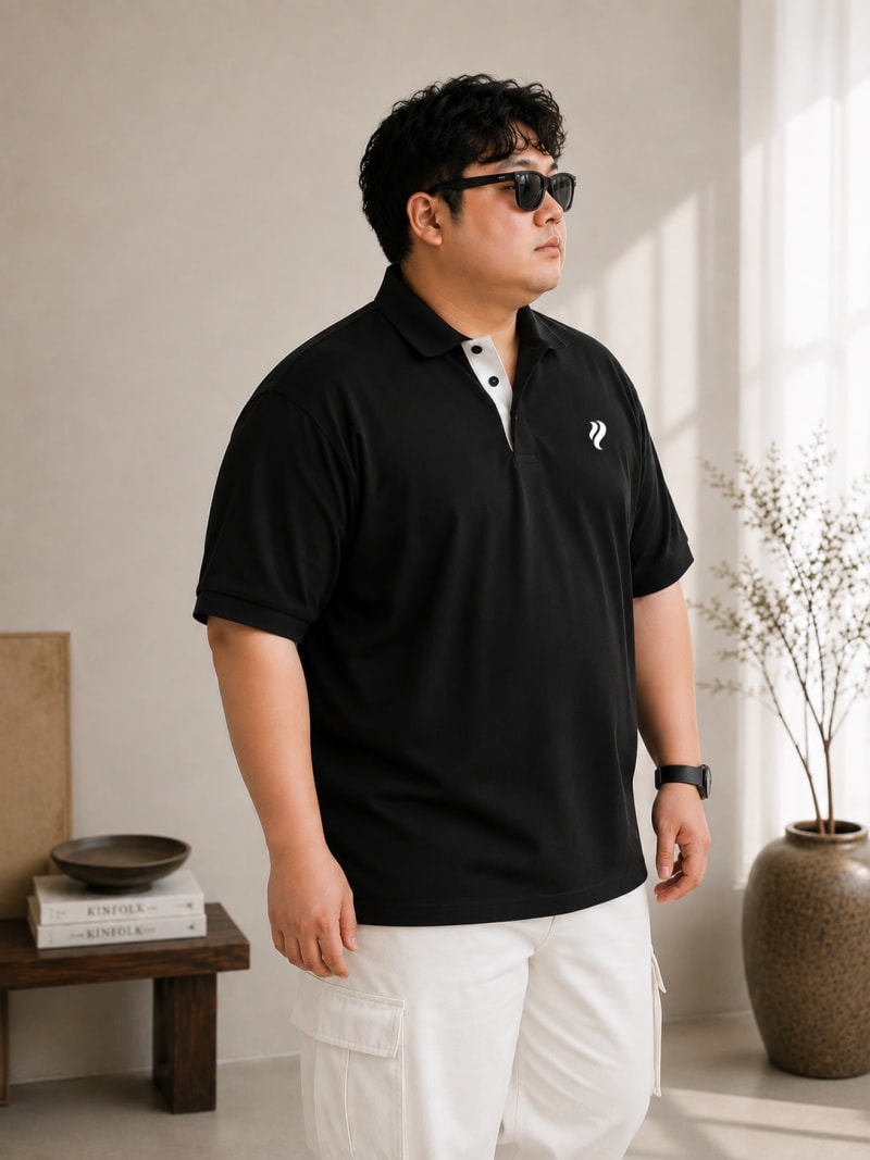 POCKMAN MEN PREMIUM SOLID EVERYDAY POLO - Image 3