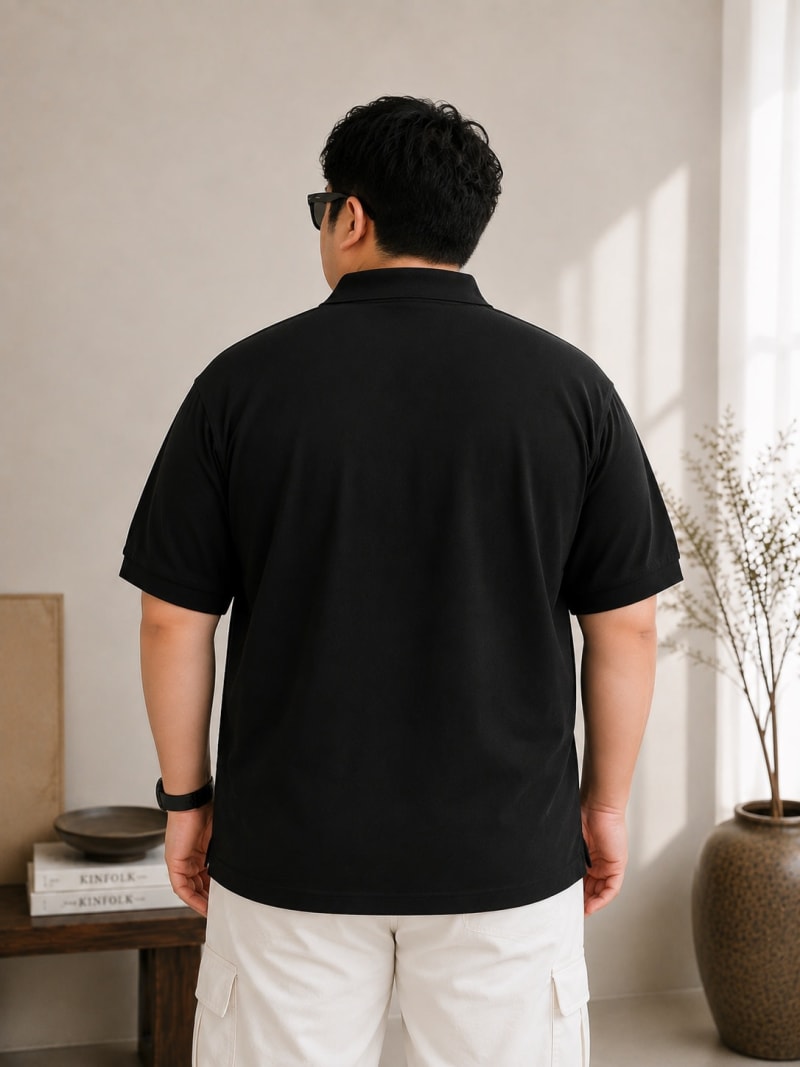 POCKMAN MEN PREMIUM SOLID EVERYDAY POLO - Image 4