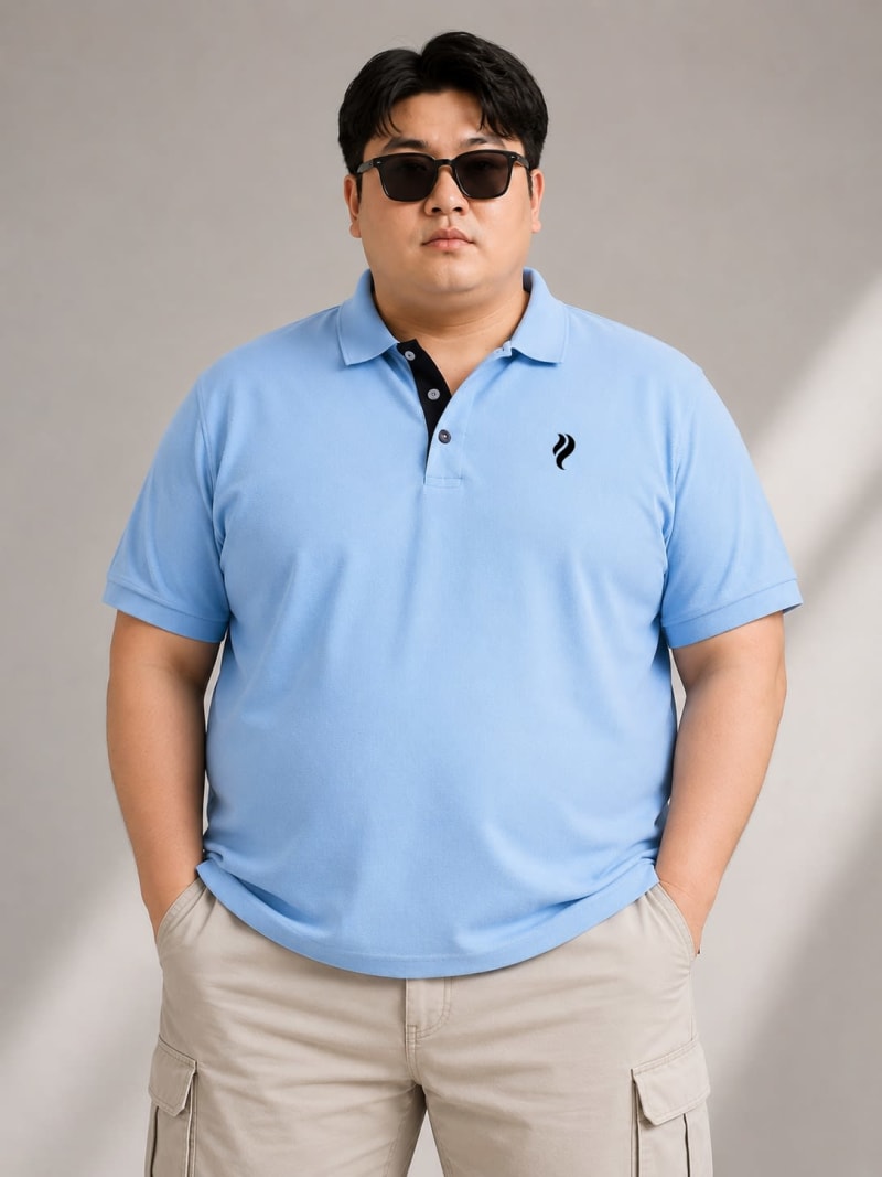 POCKMAN MEN PREMIUM SOLID EVERYDAY POLO - Image 3