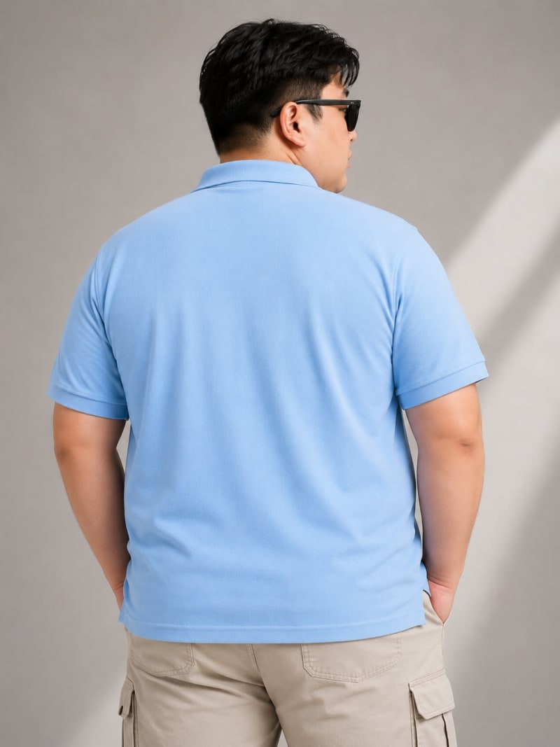 POCKMAN MEN PREMIUM SOLID EVERYDAY POLO - Image 4