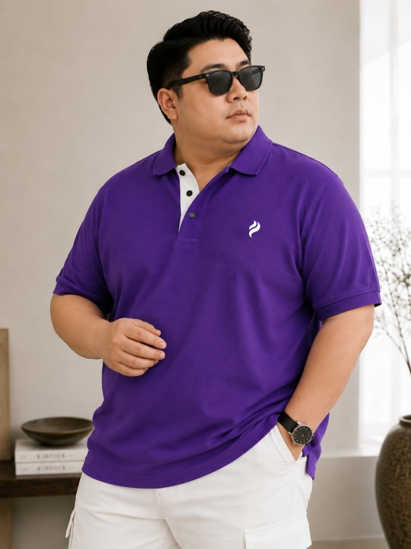 POCKMAN MEN PREMIUM SOLID EVERYDAY POLO - Image 3