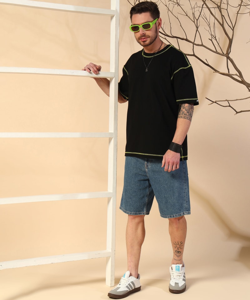 PockMAN Men Oversized Cotton Terry UltraVibes Tshirt - Image 7