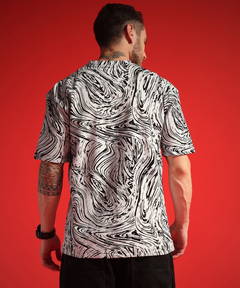 PockMAN Men Oversized Cotton Terry UltraVibes Tshirt - Image 7