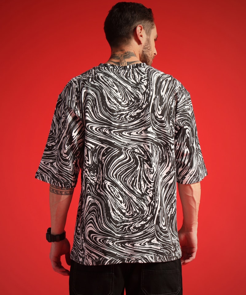 PockMAN Men Oversized Cotton Terry UltraVibes Tshirt - Image 7