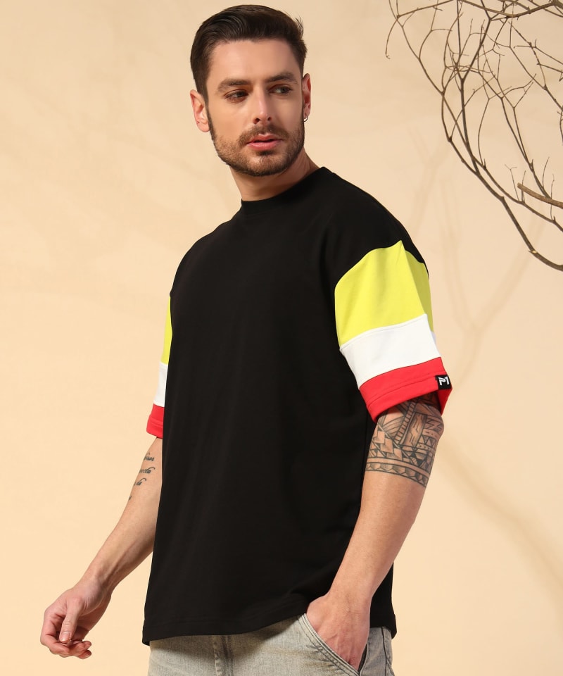 PockMAN Men Oversized Cotton Terry UltraVibes Tshirt - Image 4