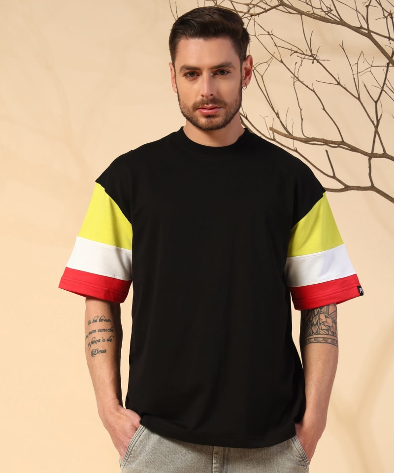 PockMAN Men Oversized Cotton Terry UltraVibes Tshirt - Image 3