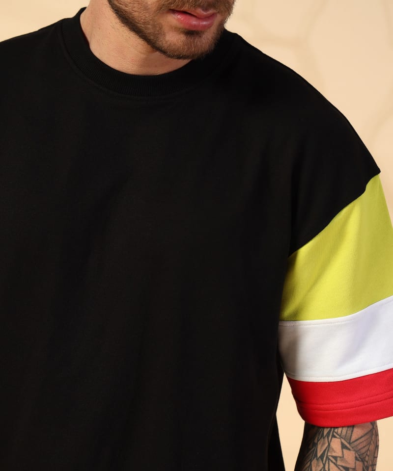 PockMAN Men Oversized Cotton Terry UltraVibes Tshirt - Image 5