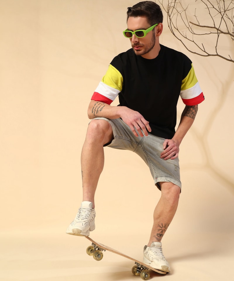PockMAN Men Oversized Cotton Terry UltraVibes Tshirt - Image 7