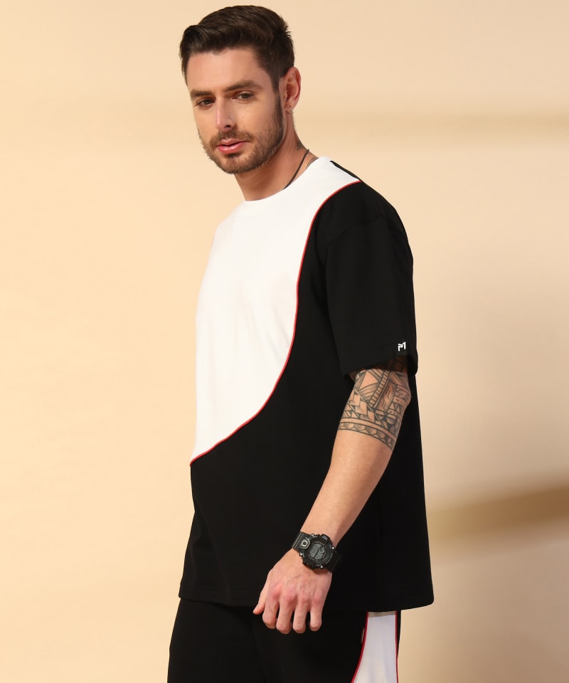 PockMAN Men Oversized Cotton Terry UltraVibes Tshirt - Image 3