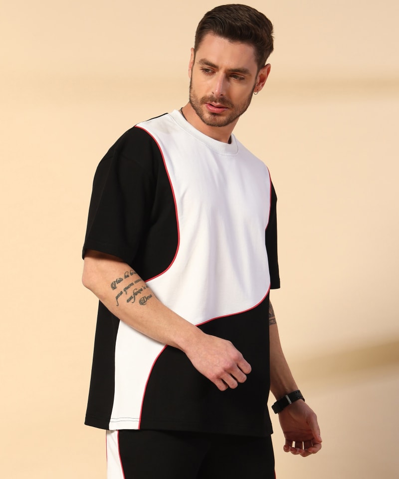 PockMAN Men Oversized Cotton Terry UltraVibes Tshirt - Image 4