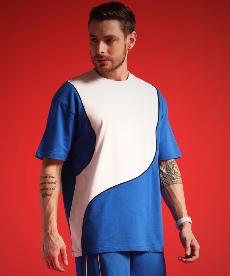PockMAN Men Oversized Cotton Terry UltraVibes Tshirt - Image 3