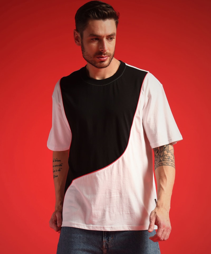 PockMAN Men Oversized Cotton Terry UltraVibes Tshirt - Image 4
