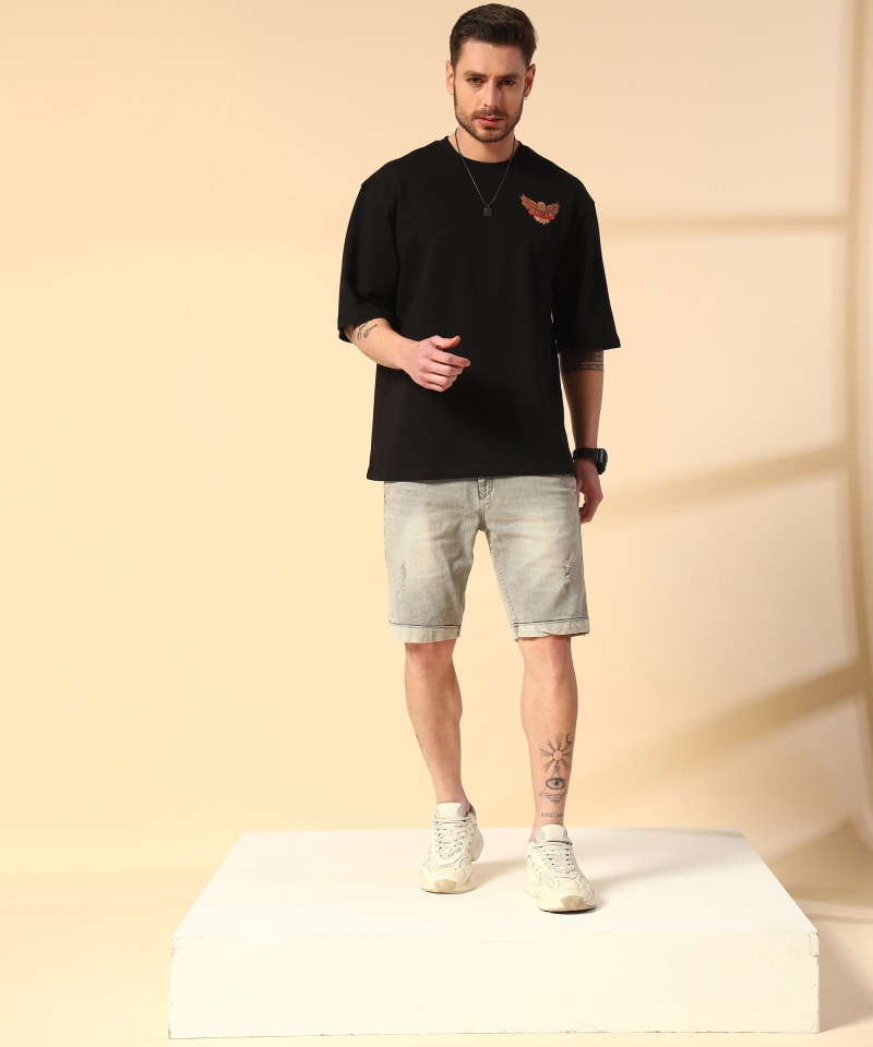 PockMAN Men Oversized Cotton Terry UltraVibes Tshirt - Image 7