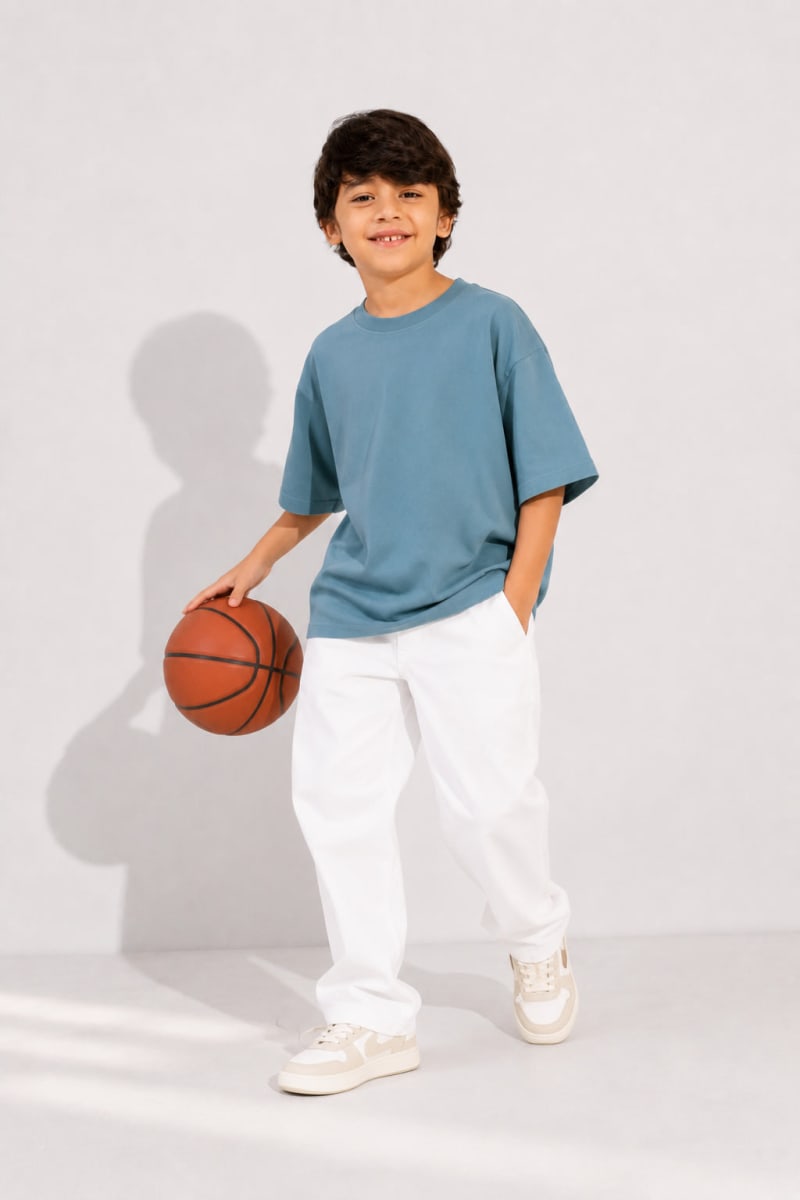 Pockman Boys's Premium Cotton Terry T-Shirt Combo | Pack of 3 - Image 4