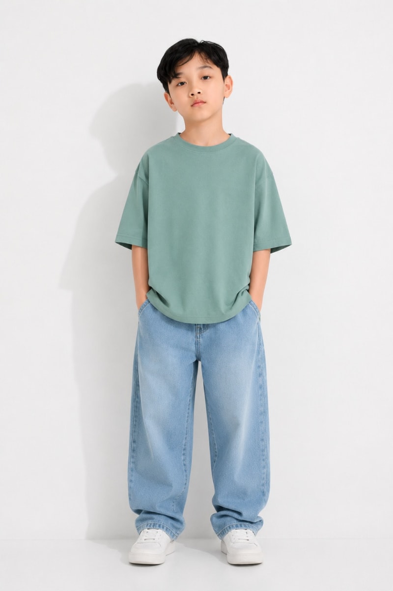 Pockman Boys's Premium Cotton Terry T-Shirt Combo | Pack of 3 - Image 4