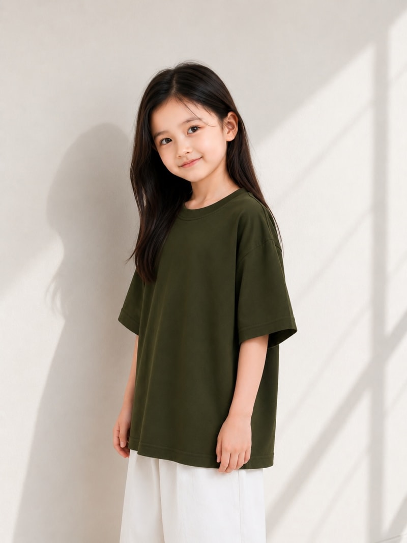 Pockman Girls's Premium Cotton Terry T-Shirt Combo | Pack of 3 - Image 4
