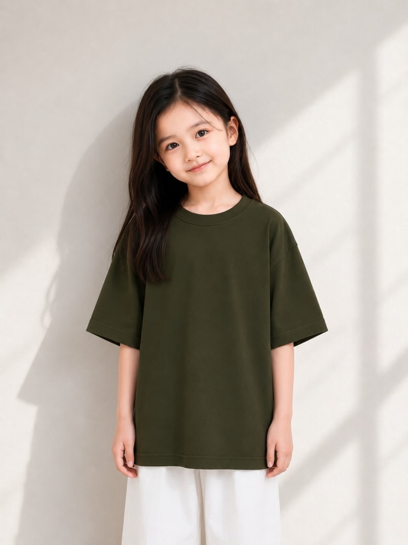 Pockman Girls's Premium Cotton Terry T-Shirt Combo | Pack of 3 - Image 4
