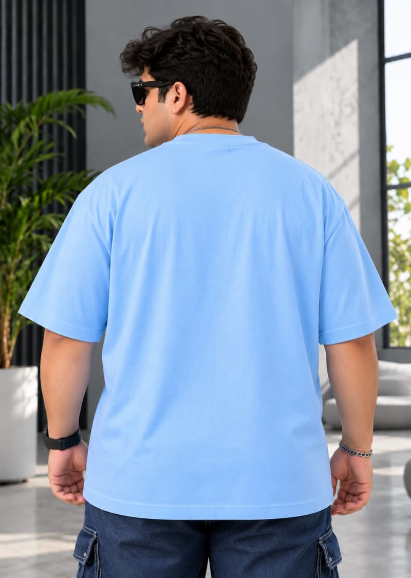 Pockman Premium Plus Size Printed Oversized T-shirt - Image 4