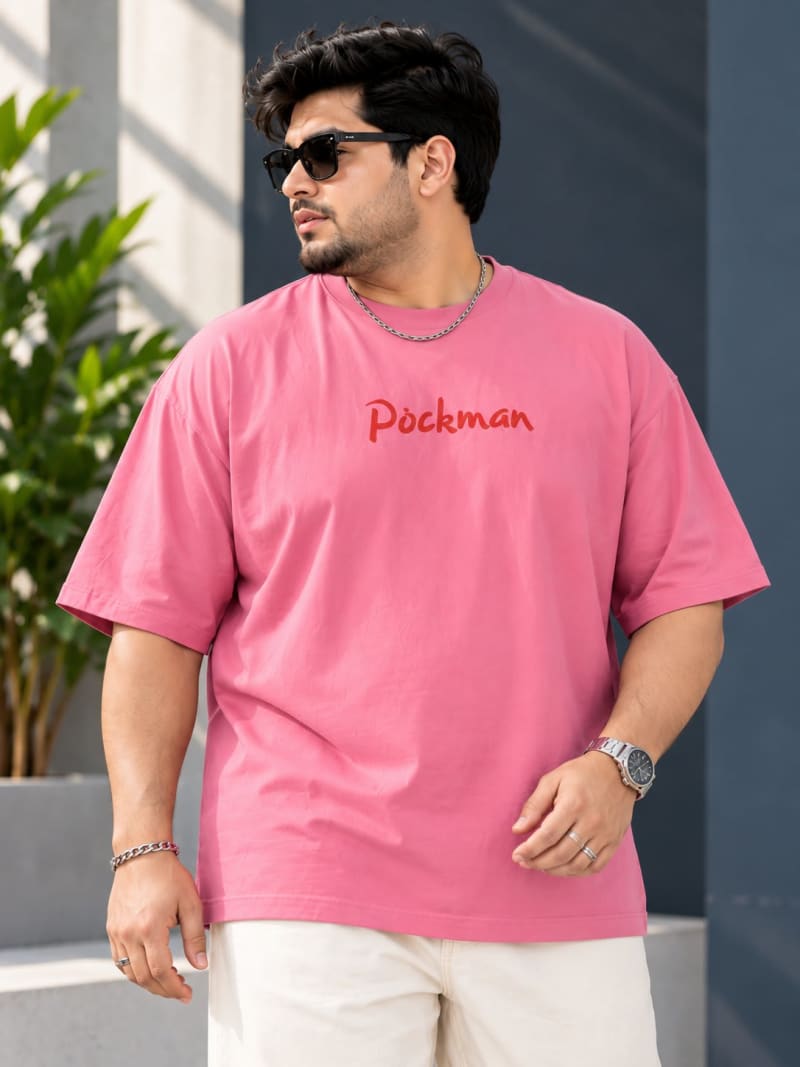 Pockman Premium Plus Size Printed Oversized T-shirt - Image 6