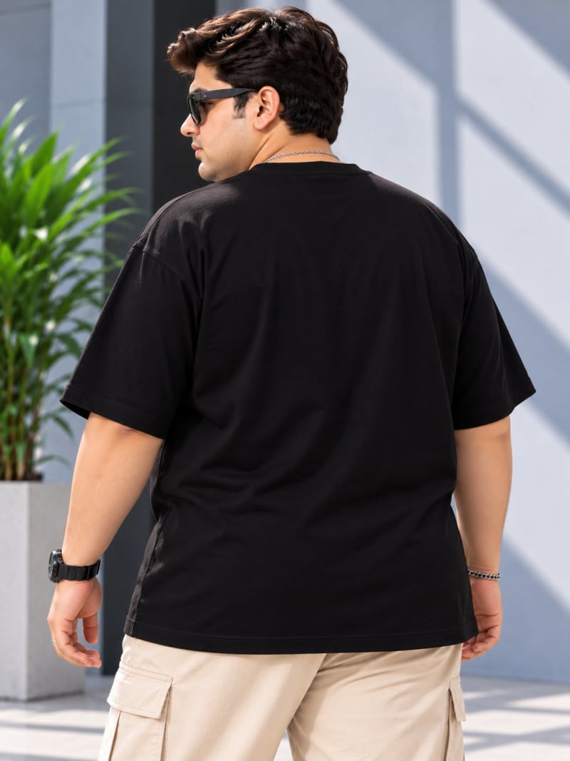 Pockman Premium Plus Size Printed Oversized T-shirt - Image 6