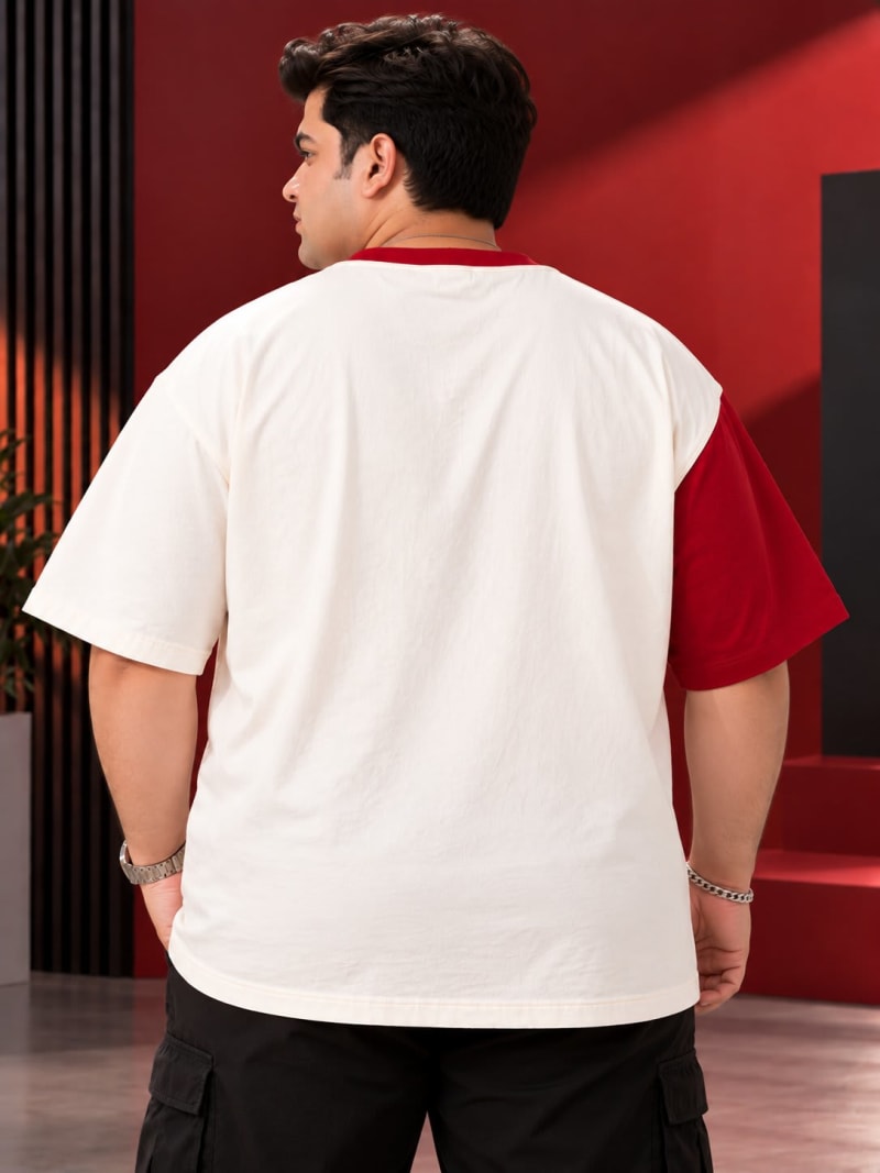 Pockman Premium Plus Size Printed Oversized T-shirt - Image 5