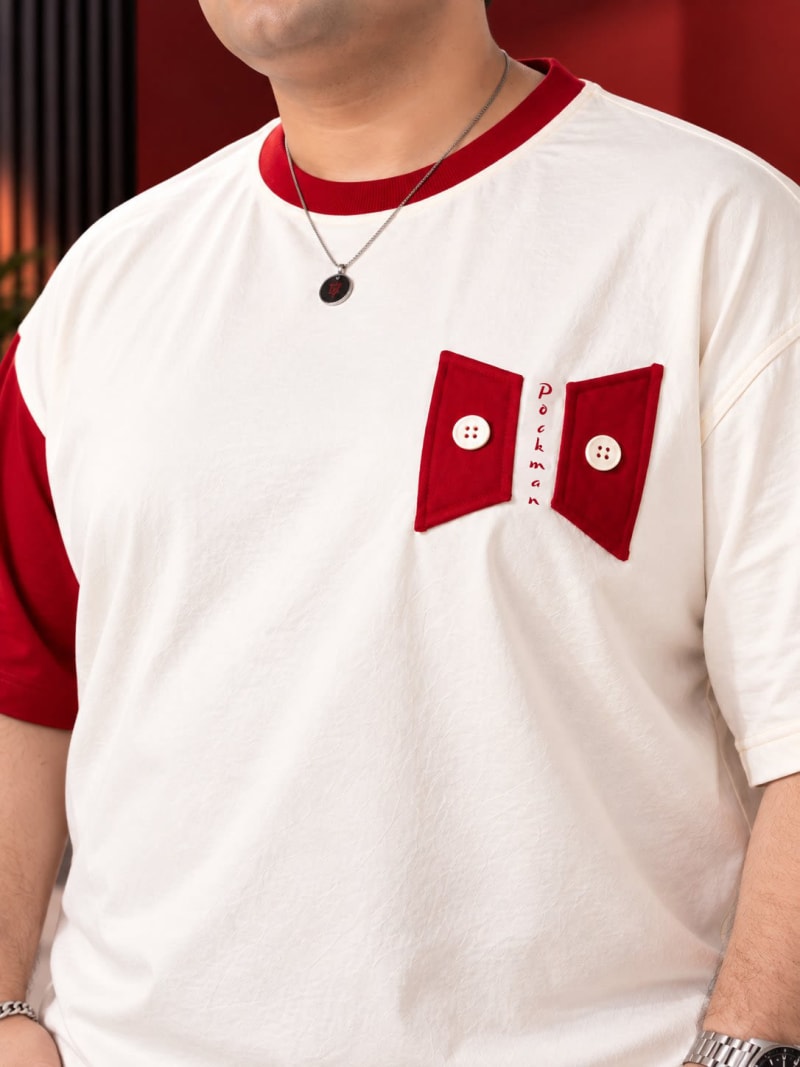 Pockman Premium Plus Size Printed Oversized T-shirt - Image 4
