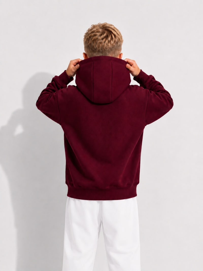 Pockman Boys Premium 350 GSM Cotton Fleece Winter Hoodie - Image 5