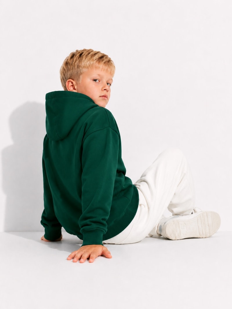 Pockman Boys Premium 350 GSM Cotton Fleece Winter Hoodie - Image 4