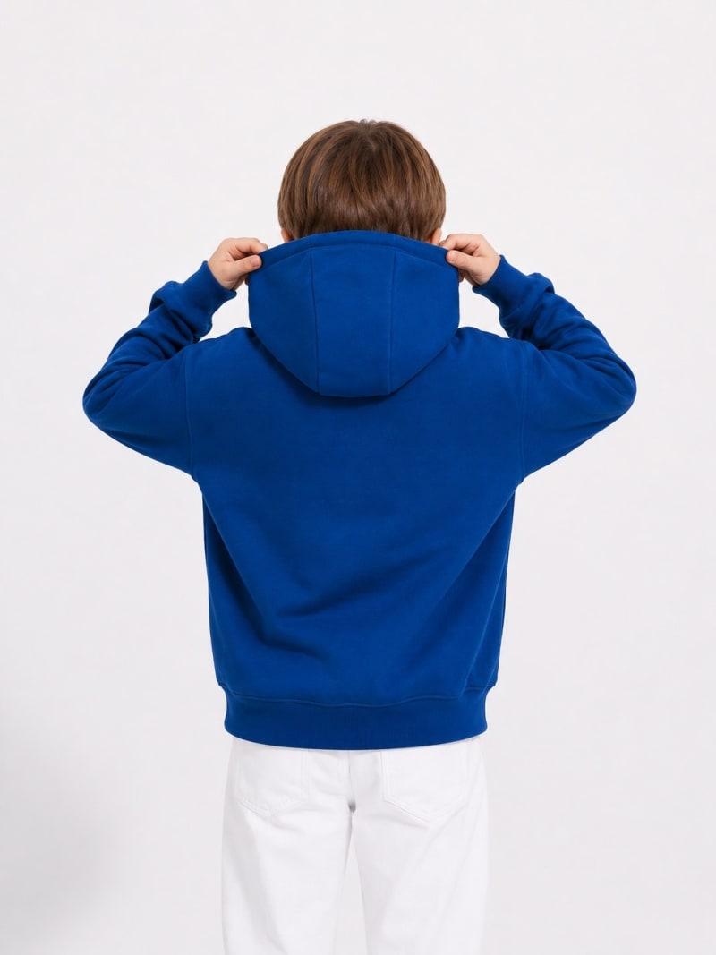 Pockman Boys Premium 350 GSM Cotton Fleece Winter Hoodie - Image 4
