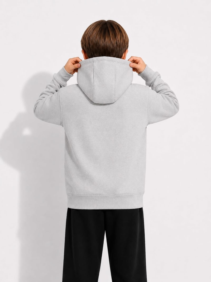 Pockman Boys Premium 350 GSM Cotton Fleece Winter Hoodie - Image 5